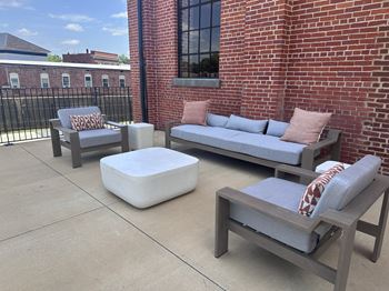Outdoor patio lounge